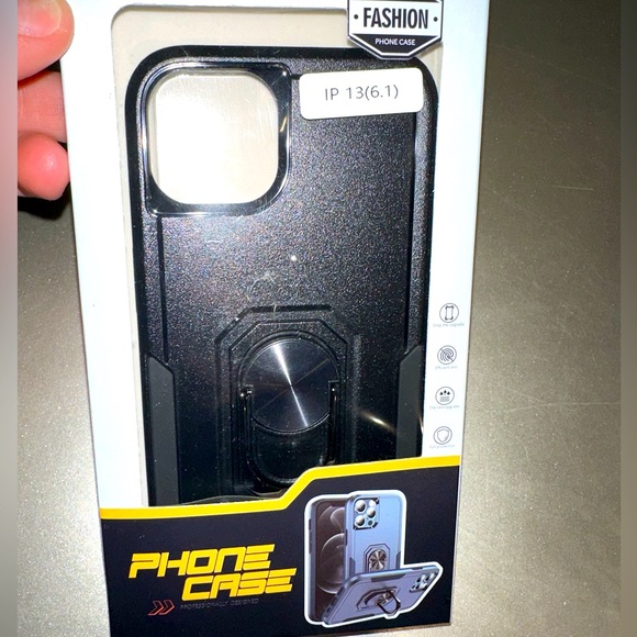 New in box iPhone 13 hard case with attachment stand - Picture 4 of 4